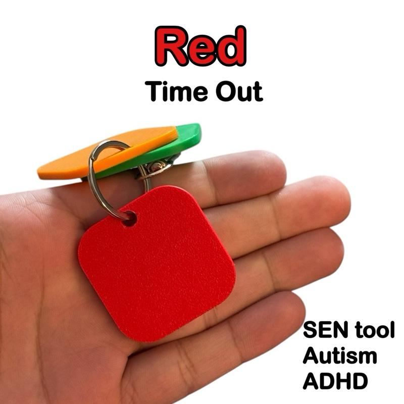 Behaviour Warning Board Keychain