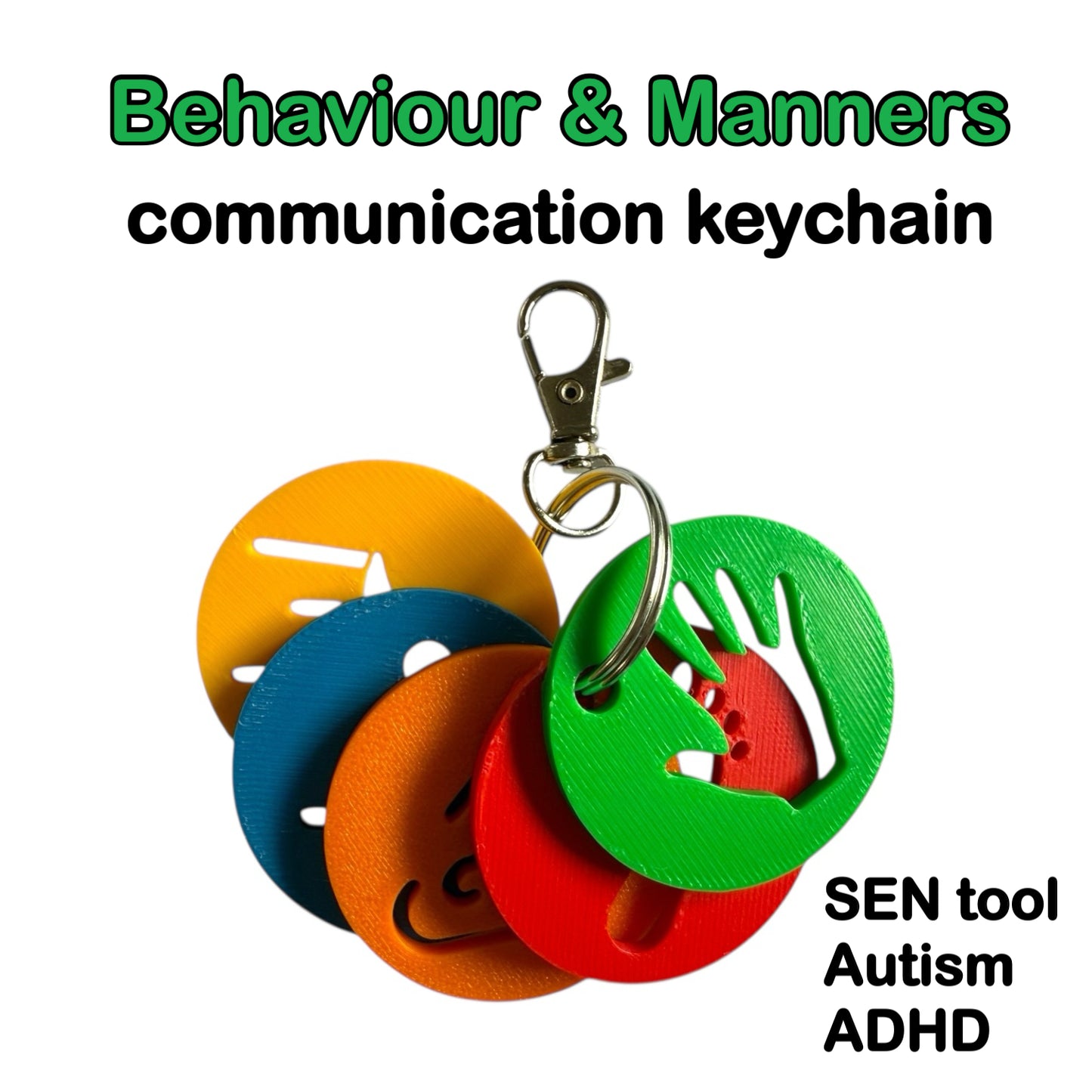 Behaviour & Manners Keychain