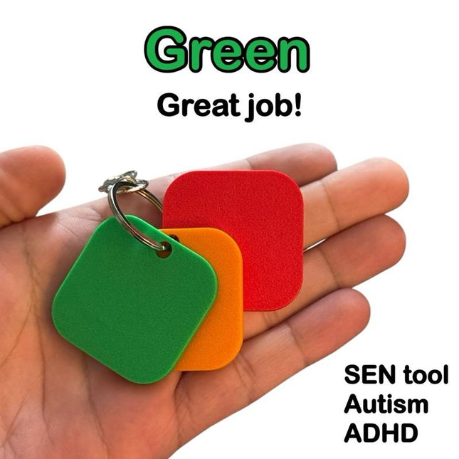 Behaviour Warning Board Keychain