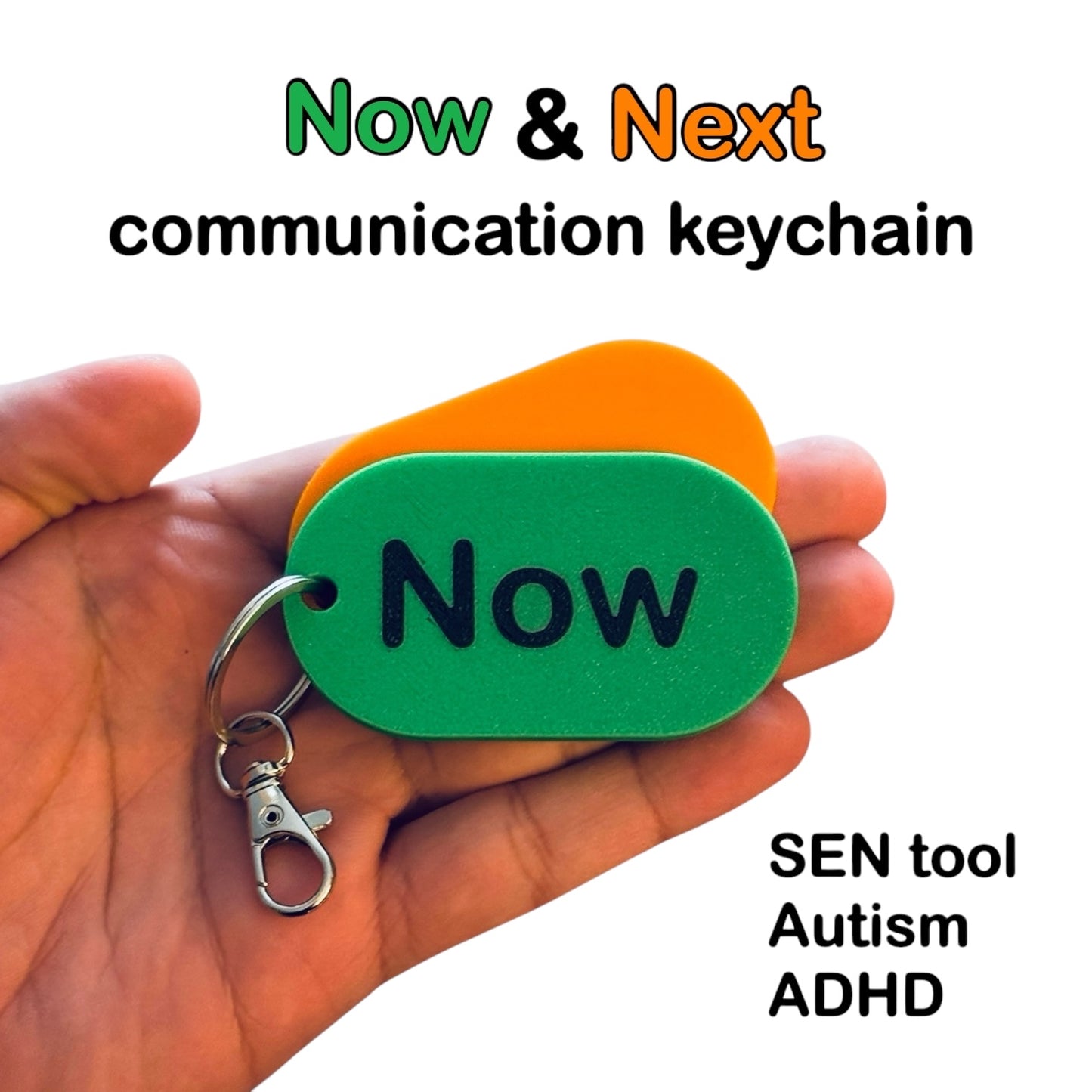 Now and Next Support Keychain