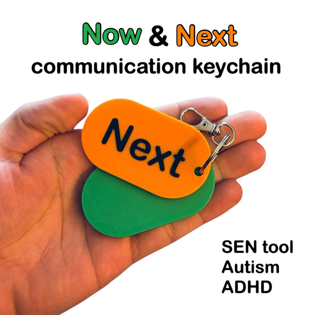 Now and Next Support Keychain