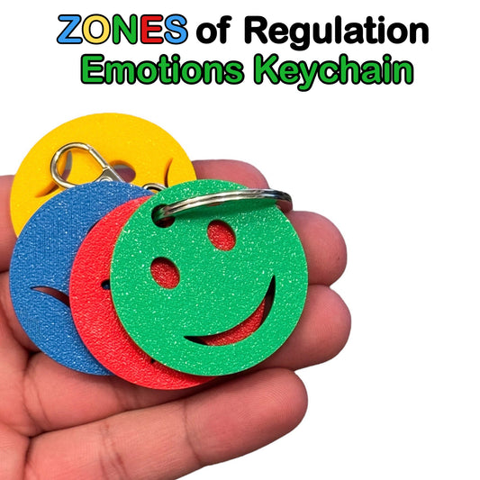 Zones of Regulation Emotions Keychain