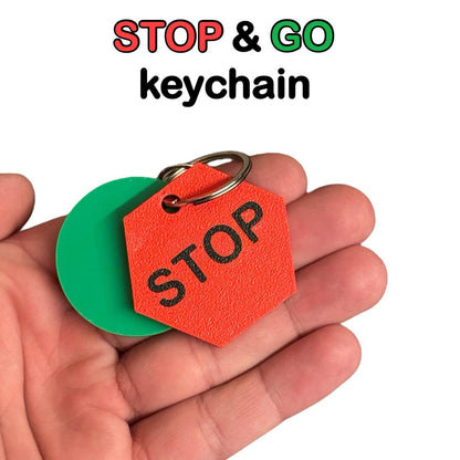 Stop & Go Keychain