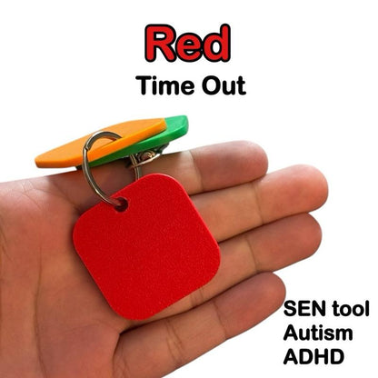 Behaviour Warning Board Keychain