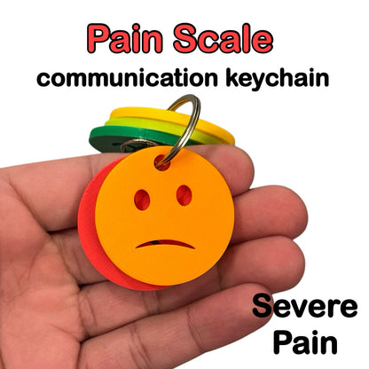 Pain Scale Keychain