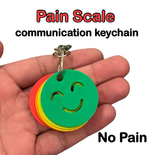 Pain Scale Keychain