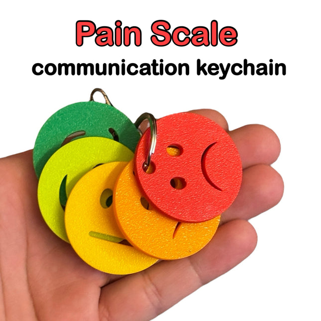 Pain Scale Keychain