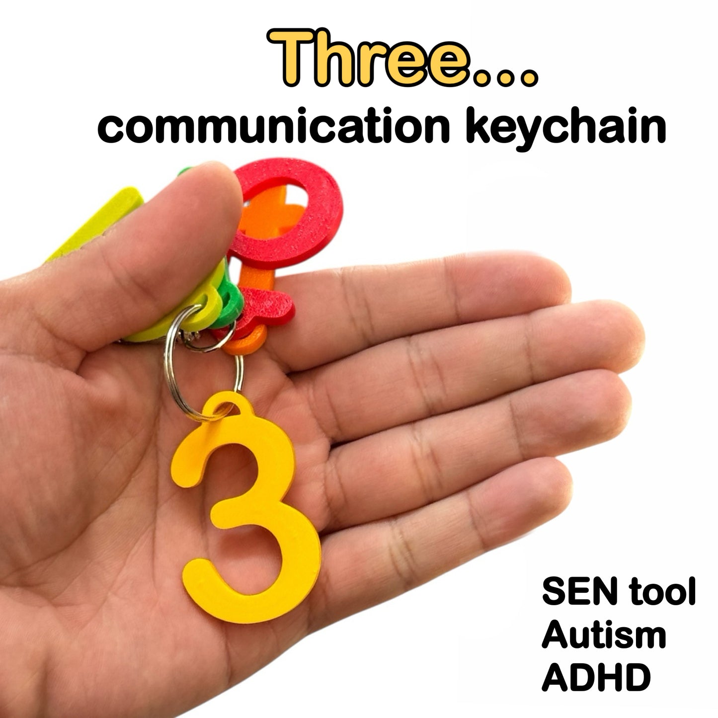 5-4-3-2-1 Countdown Keychain