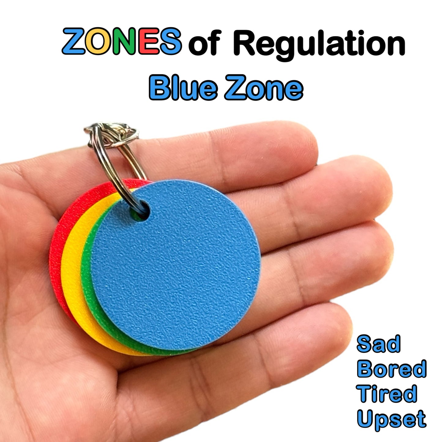 Zones of Regulation Blank Disc Keychain