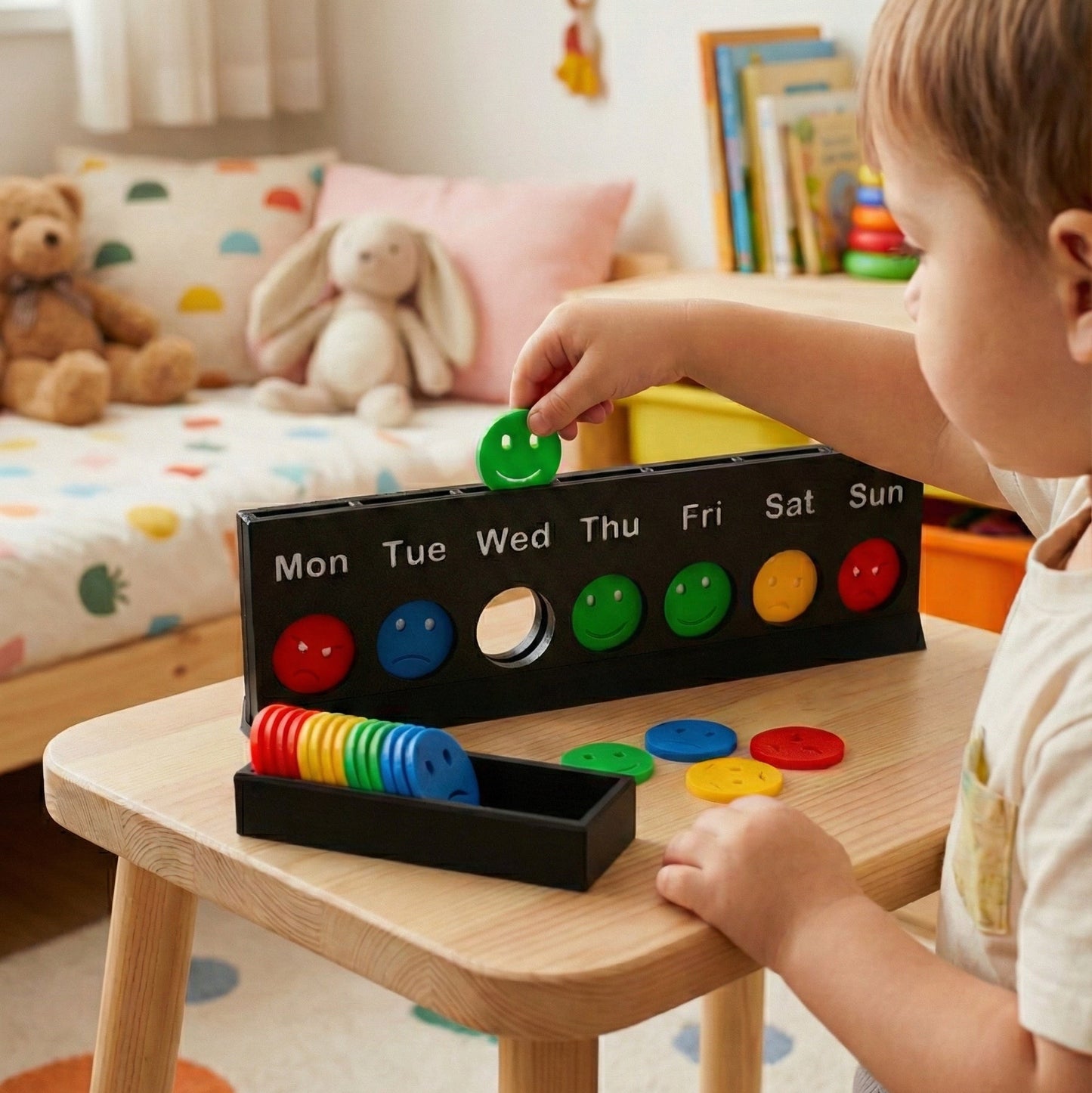 emotions zones of regulation weekly tracker calendar